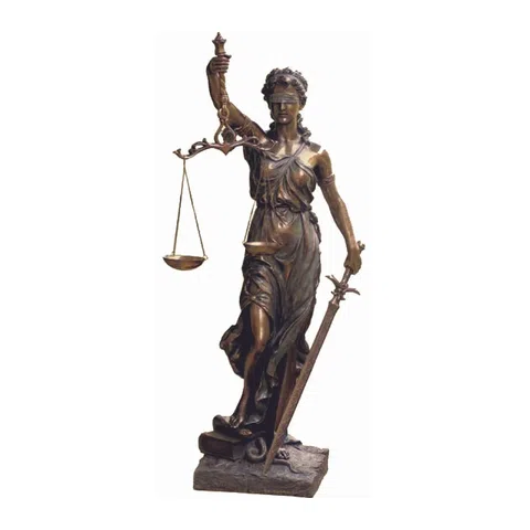 Themis — Goddess of Justice — Bronze-Finish Statue, 175 cm – view 1
