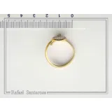 Greek Macedonian Sun Adjustable Statement Ring: Sculptured Marble, Zircon, 18K Gold-Filled Sterling Silver