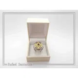 Byzantine Natural Garnet Ring for Her: Oxidized and 18K Gold filled Sterling Silver