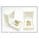 Natural Gemstone Multi Colour Ring: Sterling Silver 18K Gold-Filled Stacking Ring