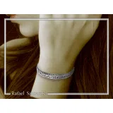 Greek Key Meander Oxidized Sterling Silver Cuff Bracelet, Museum Inspired Unisex Adjustable Jewelry