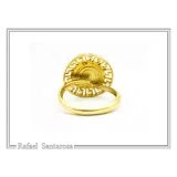 Owl of Athena Goddess Tetradrachm Greek Coin Greek Key Ring: 18K Gold Filled Silver