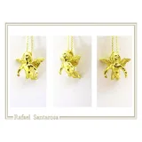 Baby Cupid Angel Pendant Symbol of Love: Sterling Silver 18K Gold Filled Necklace