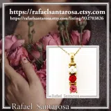 Sterling Silver Rose Flower Pendant Necklace: 18K Gold Filled Floral Jewelry