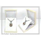 Natural Red Garnet Byzantine Filigree Pendant: Oxidized and 18k Gold Filled Sterling Silver