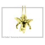 Baby Cupid Angel Pendant Symbol of Love: Sterling Silver 18K Gold Filled Necklace