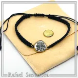ICXC NIKA Charm Bracelet Jesus Christ Protection Christian talisman: Silver 18K Gold-Filled Byzantine Christogram