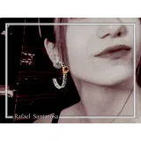 Natural Red Garnet Byzantine sculpture decorated Hoop Earrings: Oxidized & 18K Gold Filled Sterling Silver