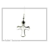 Holy Mount Athos Monks Orthodox Cross Pendant ICXC NIKA "Jesus Christ Conquers" Sterling Silver