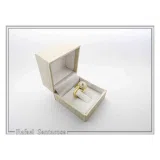 Greek Macedonian Sun Adjustable Statement Ring: Sculptured Marble, Zircon, 18K Gold-Filled Sterling Silver