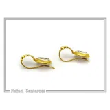 Antefix Greek Spiral Earrings, Sterling Silver, 18k Gold Filled, Hellenic eternity symbol Drop Earrings