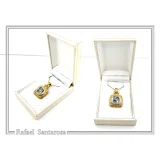Athena Owl Tetradrachm Coin Ancient Greek Style Necklace: Oxidized Sterling Silver & 18K Gold filled