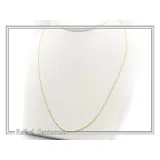 14k Yellow Gold Byzantine Chain - Solid Gold Necklace (45 or 50 cm)