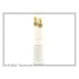 Antefix Greek Spiral Earrings, Sterling Silver, 18k Gold Filled, Hellenic eternity symbol Drop Earrings