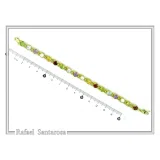 Natural Gemstone Multi stone Tennis Bracelet: Sterling Silver 18K Gold Filled Byzantine ornaments