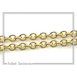 14k Yellow Gold Byzantine Chain - Solid Gold Necklace (45 or 50 cm)
