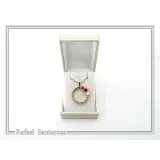 Rose Flowers Alabaster Gems Floral Charm for Girls: Sterling Silver 18K Gold Filled Necklace