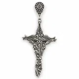 Byzantine 7 angels cross talisman, angel guardian, Greek orthodox Christian cross pendant