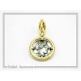 Ancient Greek Athena Owl Tetradrachm Coin Pendant: Sterling Silver, 18K Gold Filled, Museum Jewelry