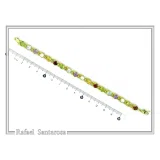 Multi Genuine Gemstone Beaded Bracelet: 18K Solid Gold Byzantine Filigree Tennis Bracelet