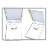 Personalized "Susan" Name Necklace: Multicolored Enamel on Greek Font Letter Silver 18K Gold Filled