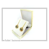 Athena Owl Tetradrachm Greek Coin Dangle Drop Earrings: Museum Replicas Oxidized & Gold-Filled Silver