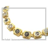Ancient Greek Coin Replicas Beaded Necklace: 18K Gold-Filled Sterling Silver, Museum Jewelry