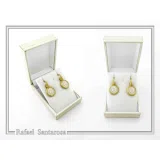 Greek Spiral Marble Engraved Earrings: 18K Gold-Filled Sterling Silver Greek Museum Replica