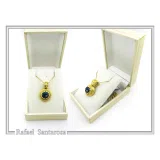 Lapis Lazuli Filigree Pendant: Ancient Greek Art genuine stone Sterling Silver K18 Gold-Filled,