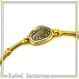 Athena Goddess Wisdom Owl Coin Bracelet: Oxidized & 18K Gold Filled Sterling Silver