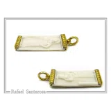 Athena Goddess Acropolis Museum Marble Pendant: 18K Gold-Filled Sterling Silver Replica