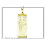 Athena Goddess Acropolis Museum Marble Pendant: 18K Gold-Filled Sterling Silver Replica