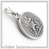 Ancient Greek sterling silver tetradrachm pendant with deified Alexander the Macedon, Lysimachus coin museum replica