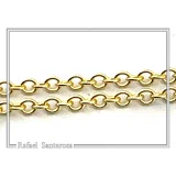 14k Yellow Gold Byzantine Chain - Solid Gold Necklace (45 or 50 cm)