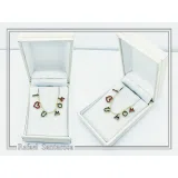 I LOVE U MOM Charm Personalised Necklace: Sterling Silver 18K Gold Filled Enamel Colored