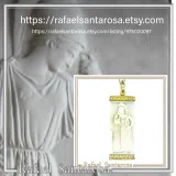 Athena Goddess Acropolis Museum Marble Pendant: 18K Gold-Filled Sterling Silver Replica