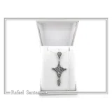 Byzantine 7 angels cross talisman, angel guardian, Greek orthodox Christian cross pendant