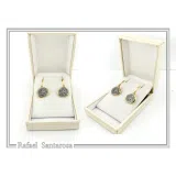 Phaistos Disc Ancient Greek Calendar Earrings: Sterling Silver, 18k Gold Filled, Museum Jewelry