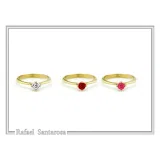 Alabaster Rose Shaped Gem Handmade Statement Ring: Love Symbol 18k Gold-Filled Sterling Silver