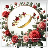 Handmade Alabaster Rose Flowers Bouquet Floral Band Ring: Sterling Silver 18k Gold Filled