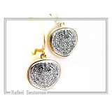 Phaistos Disc Ancient Greek Calendar Earrings: Sterling Silver, 18k Gold Filled, Museum Jewelry