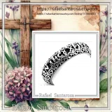 Orthodox Christian Prayer Ring: Lord Jesus Christ Have Mercy. Religious Band Oxidized Sterling Silver