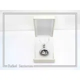 Lion seal Pendant, Ancient Greek Replica Museum Necklace for Him: Oxidized Sterling Silver