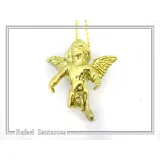 Baby Cupid Angel Pendant Symbol of Love: Sterling Silver 18K Gold Filled Necklace