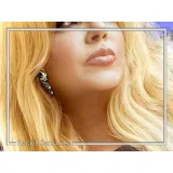 Natural Lapis Lazuli Olive Branch Earrings: Oxidized Sterling Silver, 18K Gold Filled Filigree Bezel