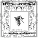 Greek Eros God of Love Angel Necklace Oxidized Sterling Silver Cupid Pendant