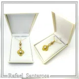 Natural Pearl Byzantine Cross Shape Dangle Pendant: 18K Gold-Filled Silver Filigree Greek Necklace