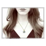 Athena Goddess Coin Pendant, Greek Museum Replica Necklace: Oxidized & 18K Gold Filled Sterling Silver