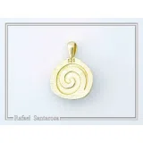 Evil Eye Talisman Against Evil Necklace: Sky Blue Enamel, 18K Gold-Filled Sterling Silver