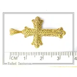 Byzantine Filigree Cross sterling silver 18K Gold filled Byzantine Museum Inspired